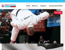 Tablet Screenshot of cjjudo.com